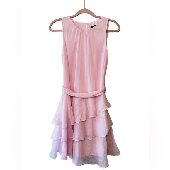 Express Tiered Ruffle Mini Dress Size S - Picture 3 of 8